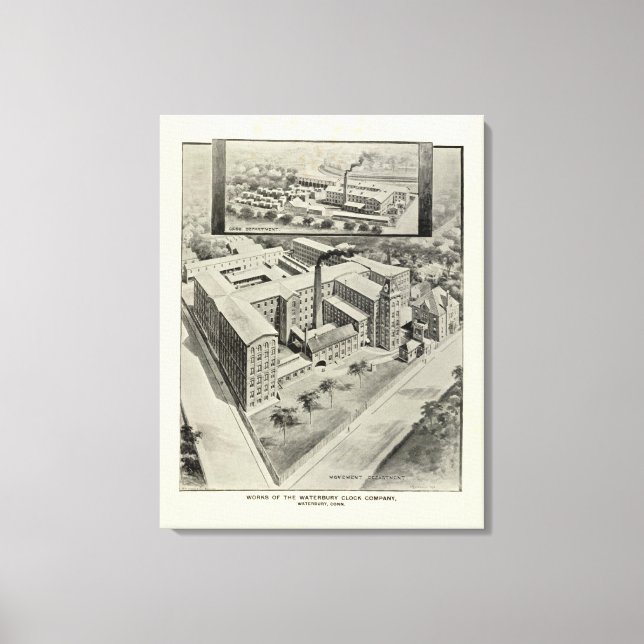 Toile Waterbury Clock Co (Recto)