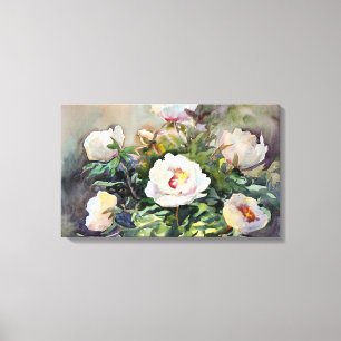 Toile Watercolor Painting