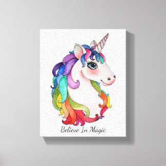Toile Watercolor Unicorn