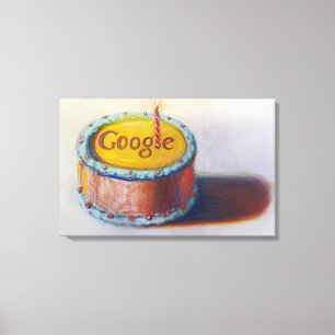Toile Wayne Thiebaud - Google - 12e anniversaire Doodl d