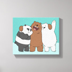 Toile We Bar Bears Group Hug