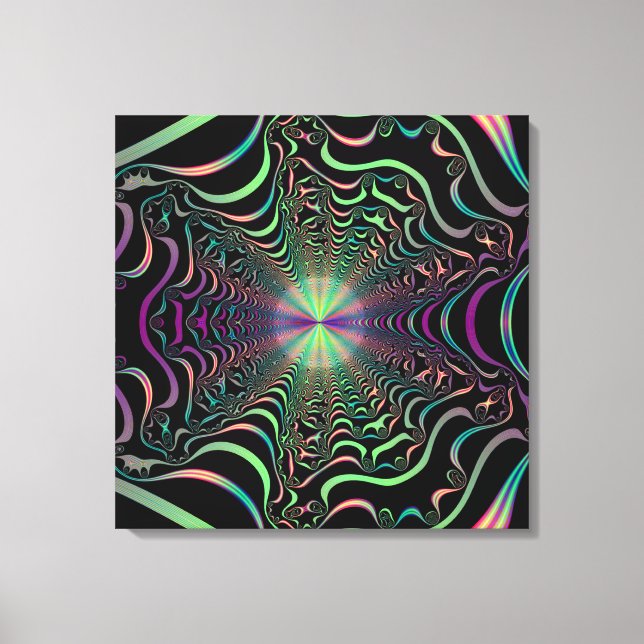 Toile Web Abstraite fragmentée (Recto)