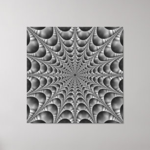 Toile Web en noir et blanc