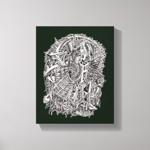 Toile Weirdhead par Brian Benson