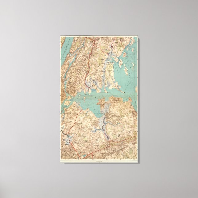 Toile Westchester et Queens (Recto)