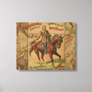 Toile Western Buffalo Bill Wild West