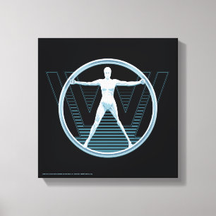 Toile Westworld Logo Vitruvian Android