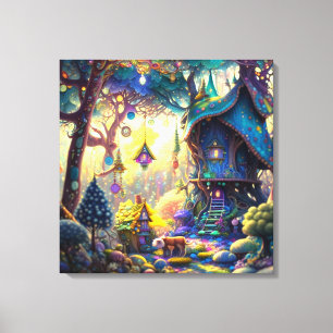 Toile Whimsical Treehouse