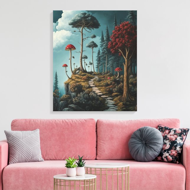 Toile Whimsy-Enchanted-Forest (Insitu(Salon))
