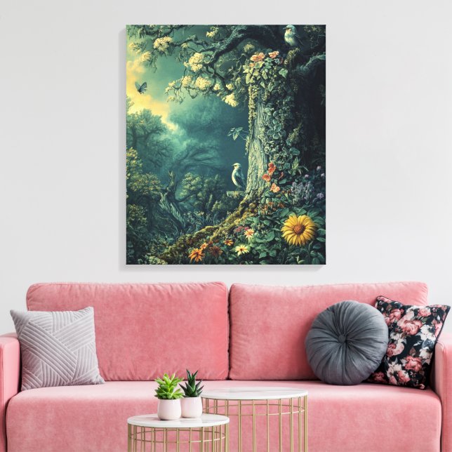 Toile Whimsy-Enchanted-Forest (Insitu(Salon))