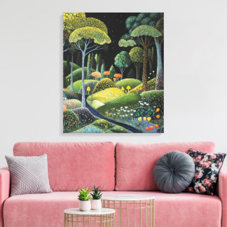 Toile Whimsy-Enchanted-Forest