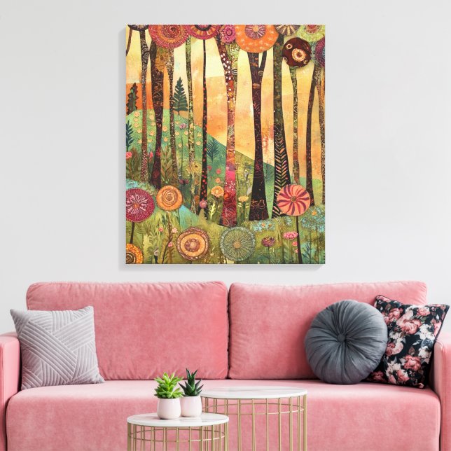 Toile Whimsy-Enchanted-Forest (Insitu(Salon))