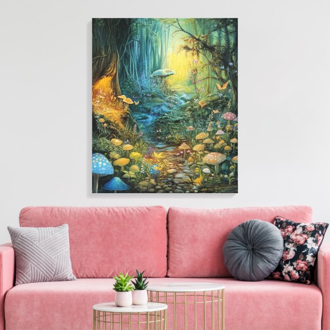 Toile Whimsy-Enchanted-Forest (Insitu(Salon))