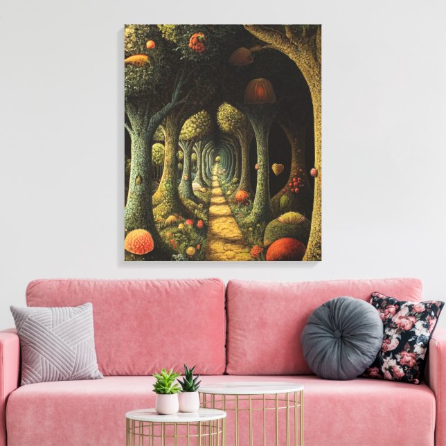 Toile Whimsy-Enchanted-Forest (Insitu(Salon))