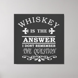 Toile Whiskey cite d'étranges paroles d'alcool