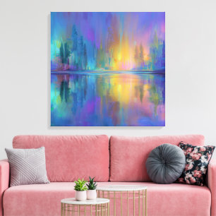 Toile Whisperpering Woods, mystique et apaisant,