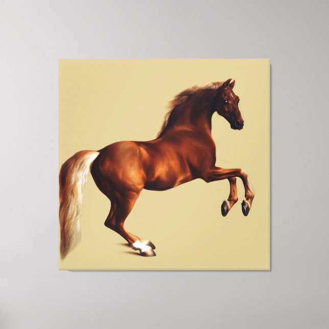 Toile Whistlejacket horse by George Stubbs (Recto)
