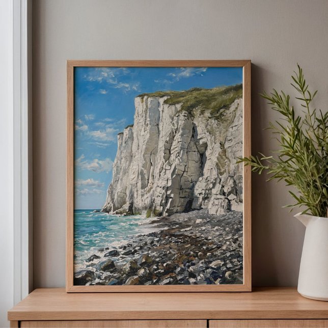 Toile White Cliffs of Dover Beach Art (Créateur téléchargé)