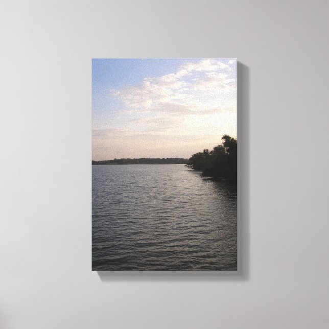 Toile White Rock Lake, Dallas Texas (Recto)