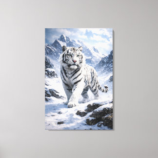 Toile White Tiger Fantasy Art | Man Jiang Hong Art Serie
