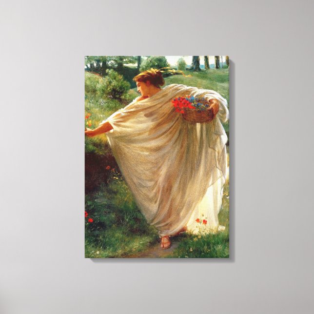 Toile Wild Blossoms (par Edward Poynter) (Recto)