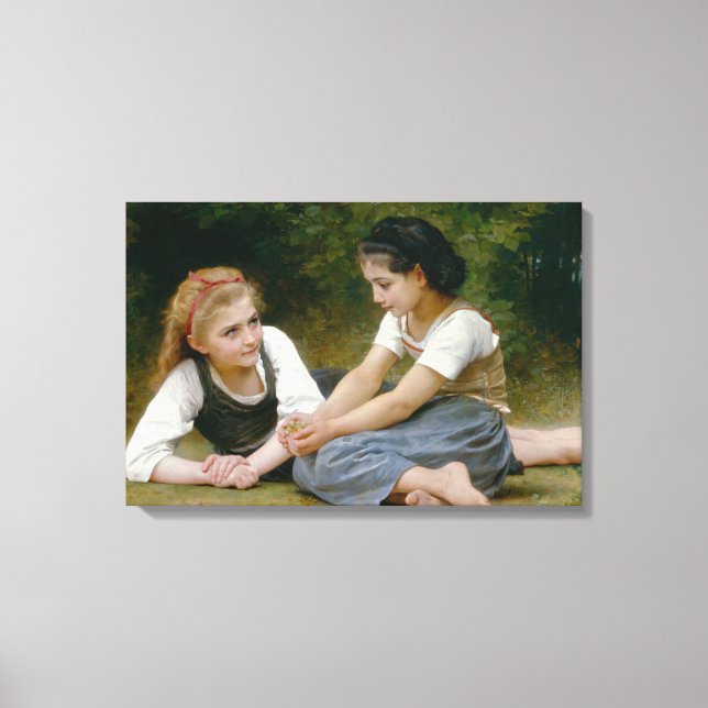 Toile William-Adolphe Bouguereau - Les cueilleurs de noi (Recto)