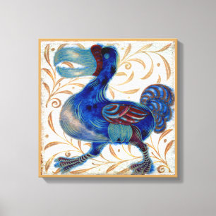 Toile William De Morgan Le Dodo Sur Le Tissu