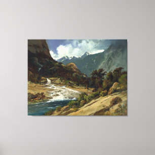 Toile William Keith Hetch Hetchy Side Canyon I
