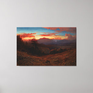 Toile William Keith_Sunset sur le mont Diablo