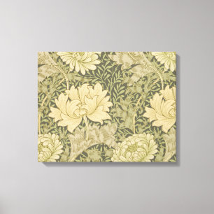 Toile William Morris Chrysanthemum Fleur d'âge