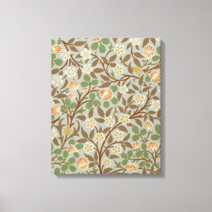 Toile William Morris Clover Fleur botanique