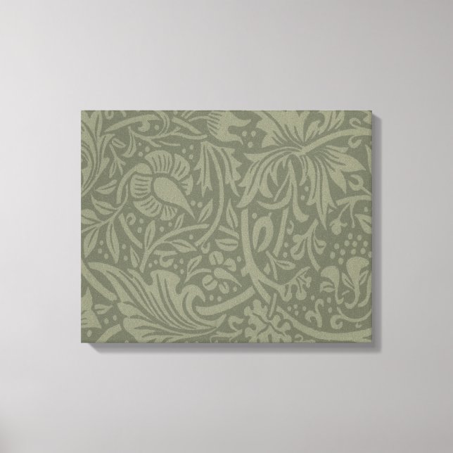 Toile William Morris Daffodil Papier peint floral (Recto)
