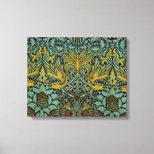 Toile William Morris Peacock Dragon Fond d'écran