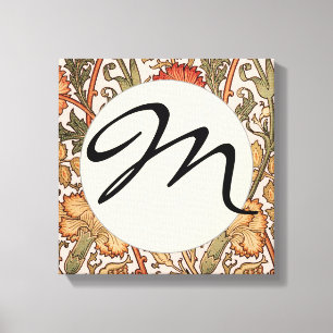 Toile William Morris Rose Flower Fond d'écran Motif