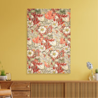 William Morris Spring Compton Fleur Vintage Rouge