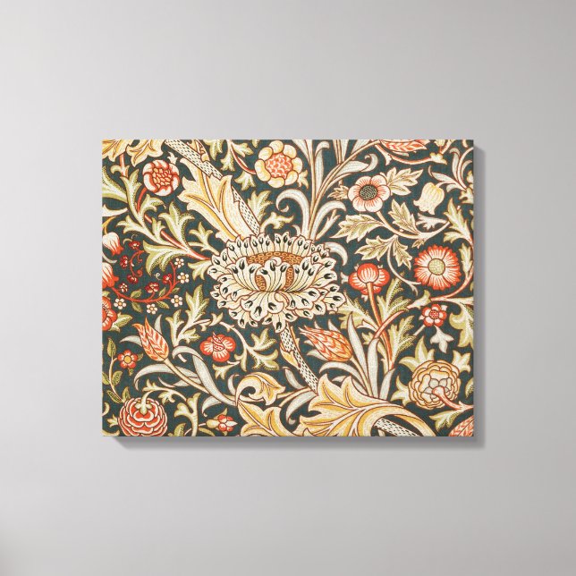 Toile William Morris Trent Garden Flower Classic Botanic (Recto)