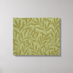 Toile William Morris Willow Antique Green Leaf Vine Art