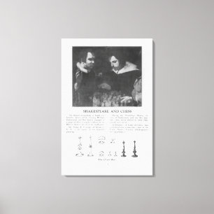 Toile William Shakespeare et Ben Jonson