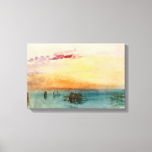 Toile William Turner - La lagune près de Venise au couch