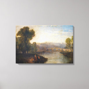 Toile William Turner - Vue de Richmond Hill et du pont