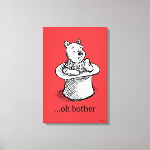Toile Winnie l'Ooh   Oh Bother Citation