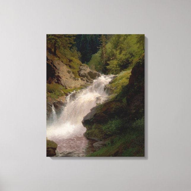 Toile Winona Falls (Paysage américain) (par Hermann Herz (Recto)