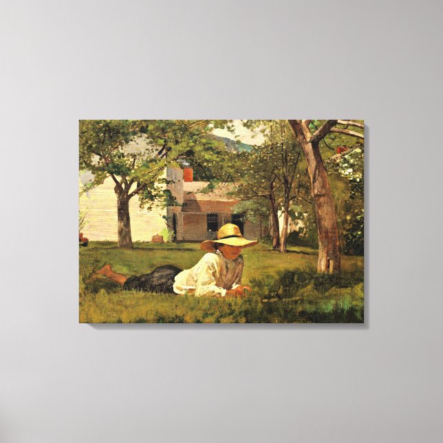 Toile Winslow Homer - Le Nooning (Recto)