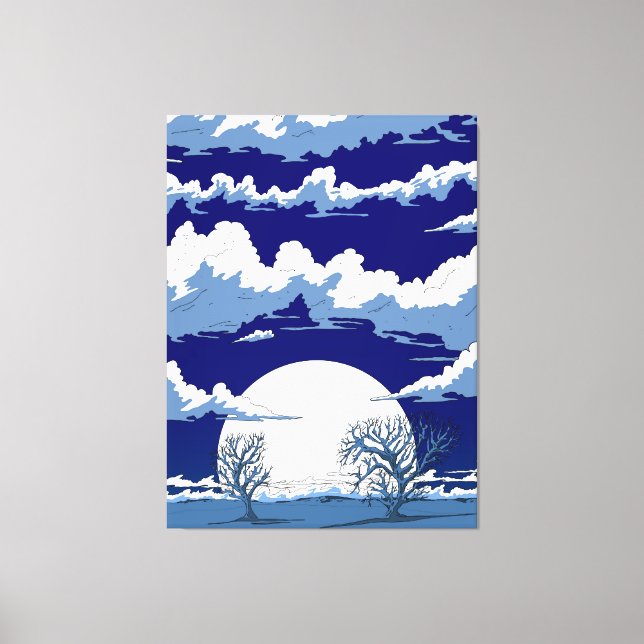 Toile Winter Landscape (Recto)