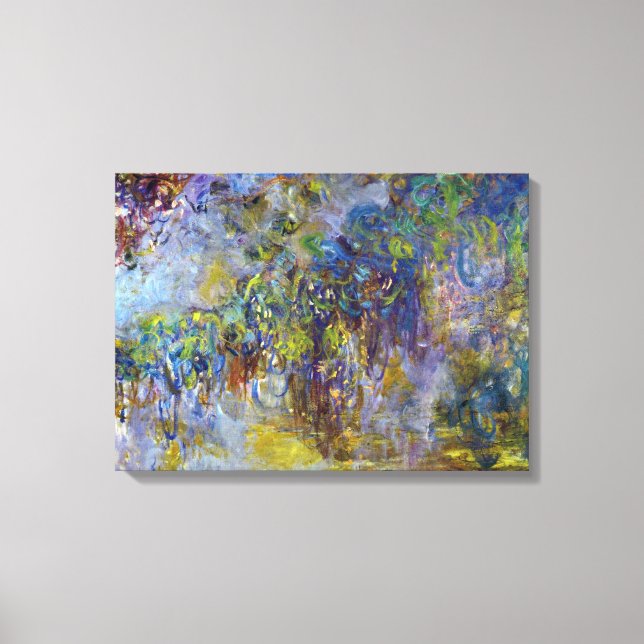 Toile Wisteria (moitié droite) par Claude Monet (Recto)