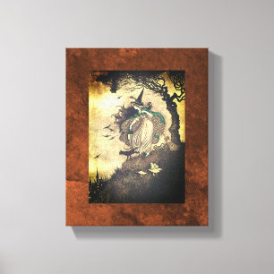 Toile Witch Wall Art
