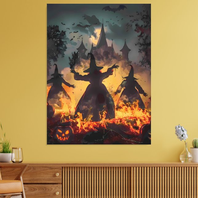 Toile Witching Hour Ritual – Fire Dance of the Three Sis (Insitu(Salon))