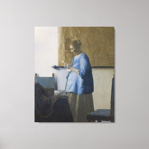 Toile Woman reading a Letter, c.1662-63 (oil on canvas)