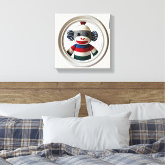 Toile Wonder Wall Art Monkey sourit