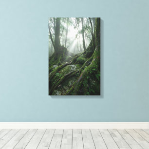 Toile Yakushima 'Souffle de Vie'   Ancien Biophilique